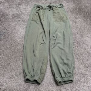Bearpaw Jogger Sweatpants Mens Large Green Drawstring Pockets Casual Outdoor